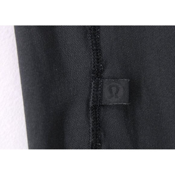 Lululemon Women's Black Soft Tank With Built In Sports Bra Draped Open Back Sz 6 - Picture 5 of 6